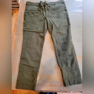 Banana republic dark green Sloan fit ankle pants